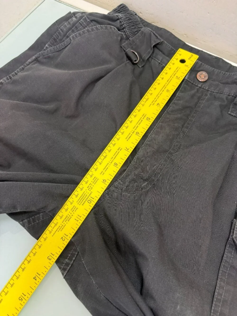 Propper Cargo Tactical Pants Men 32X32 Ripstop Hiking Workwear Y2K Elastic Waist